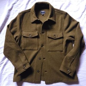 Italian CPO Shirt Jacket in Bright Olive